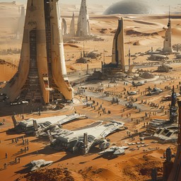 Free Sci-fi Desert City Image - Sci-fi, Desert, City | Download at ...