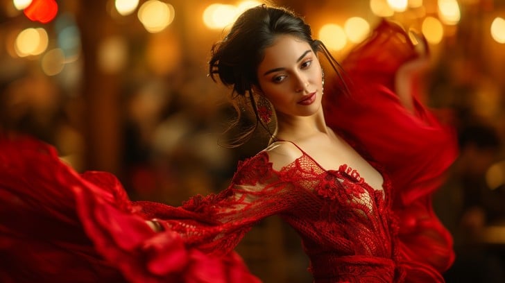 Free Graceful Red Dance Image - Woman, Dance, Elegance | Download at ...