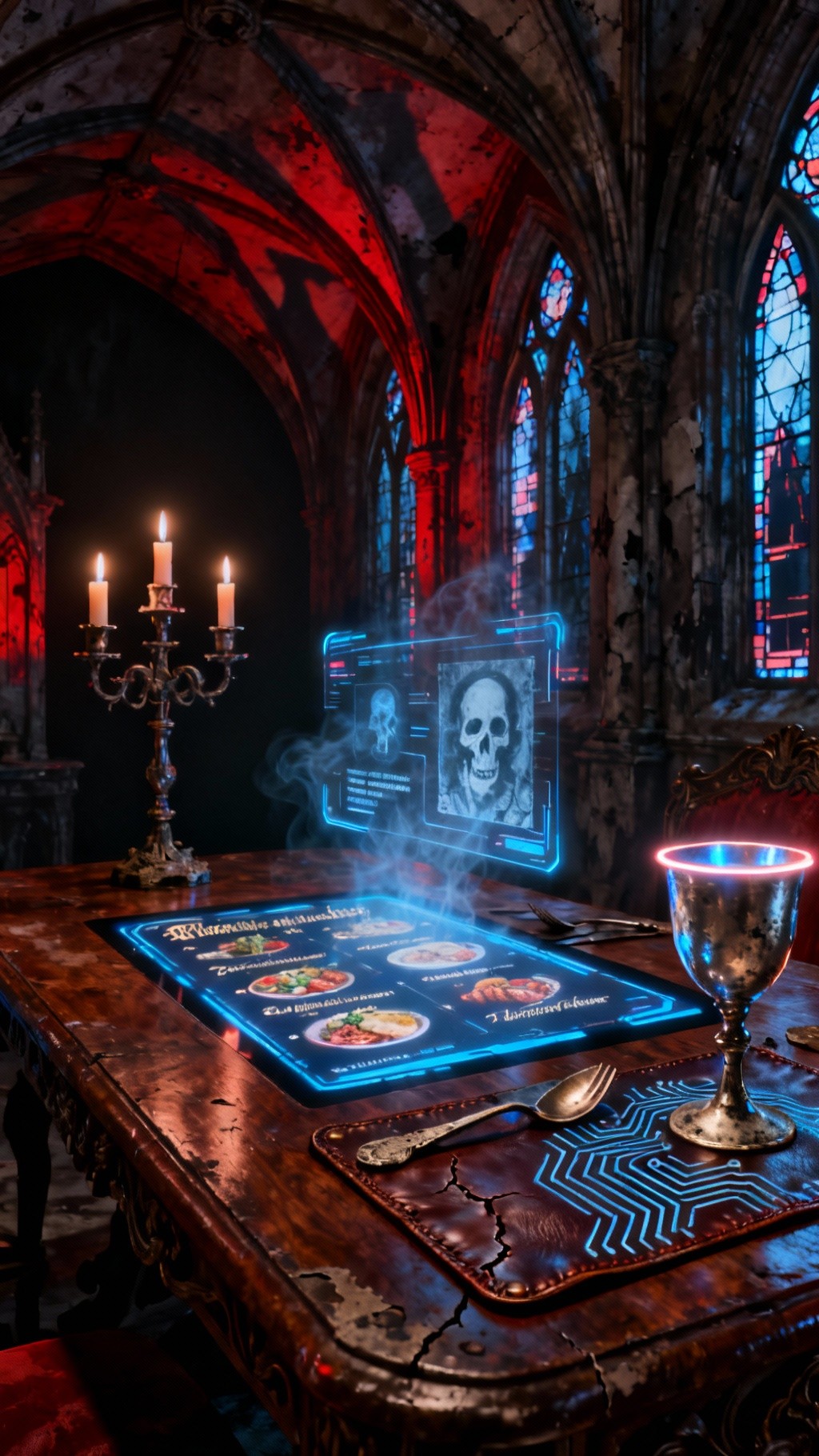 Free Gothic Digital Dining Image - Gothic, Digital, Holographic ...