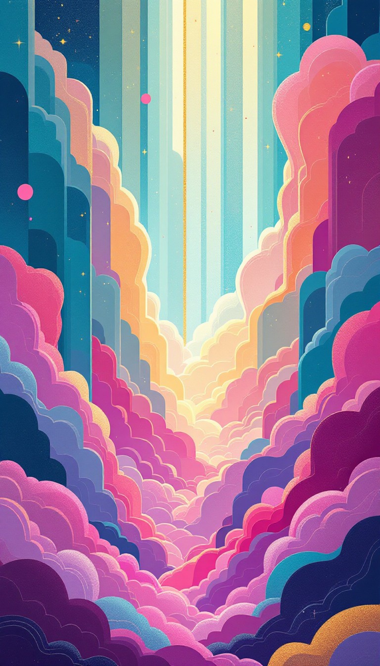 Free Geometric Cloud Valley Image - Abstract, Geometric, Clouds ...