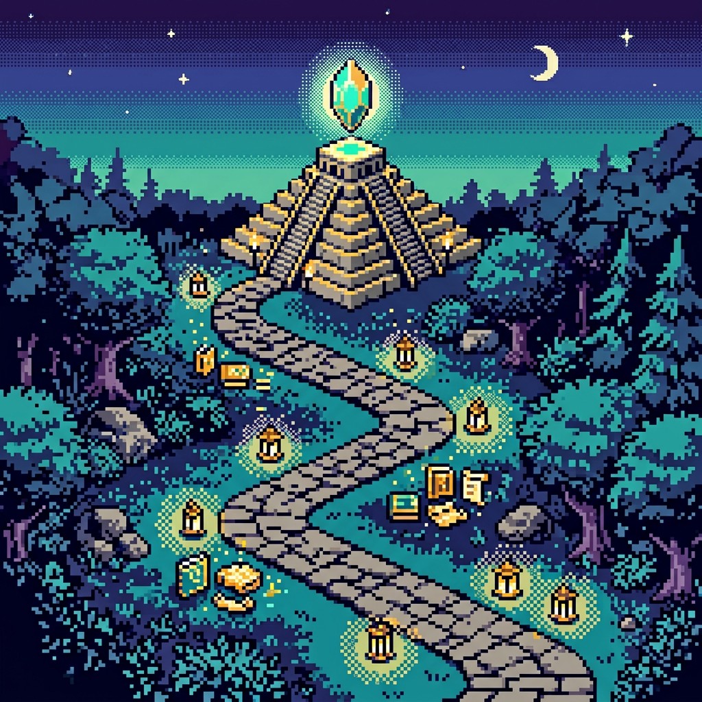 Free Mystical Pixel Journey Image - Pixel, Retro, 8-bit | Download at ...