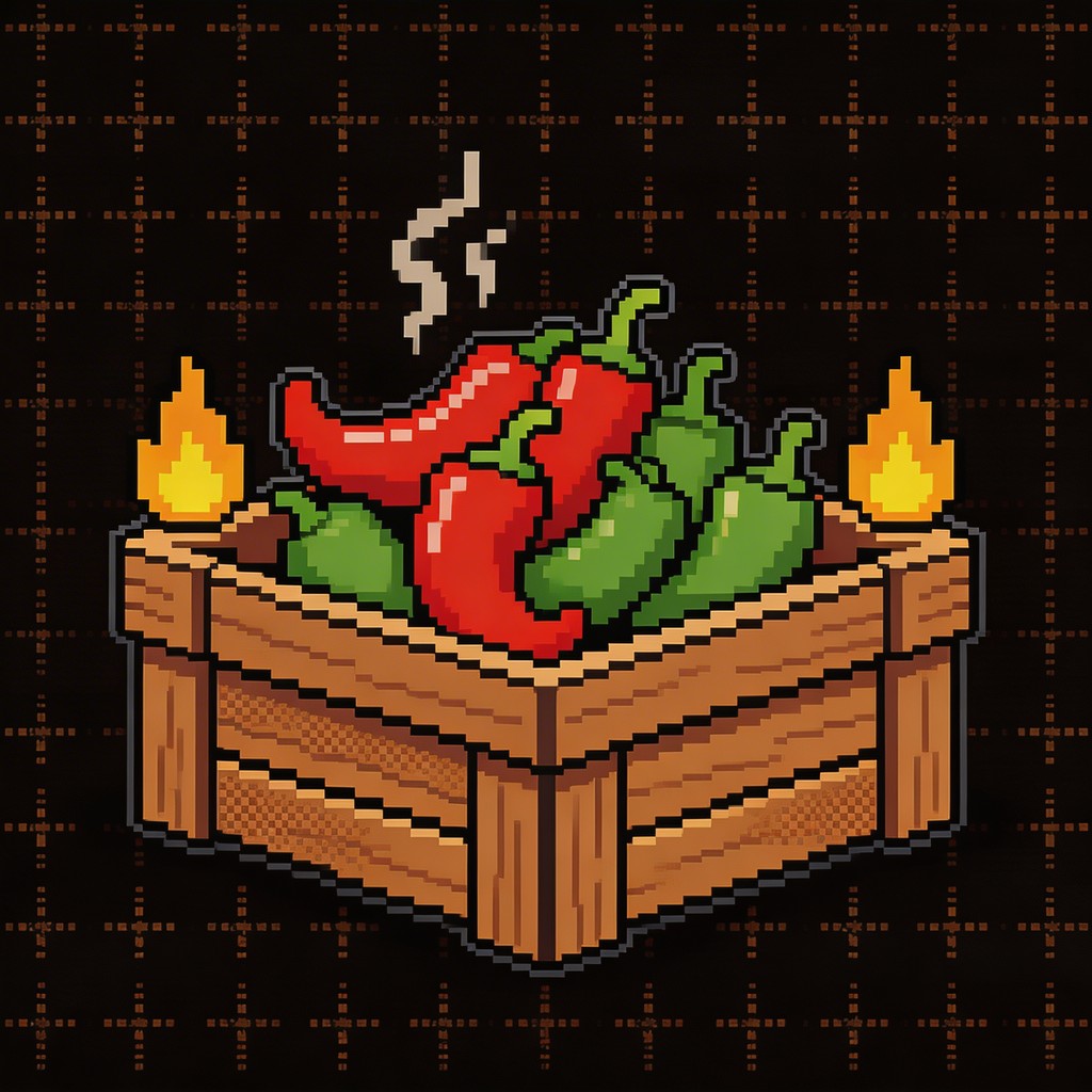 Free Spicy Pixel Peppers Image - Pixel, Peppers, Retro | Download at ...