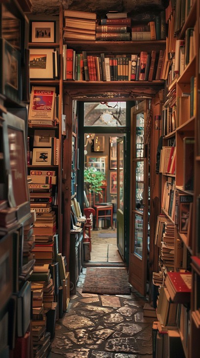 Free Cozy bookstore alley Image - Books, Bookstore, Shelves | Download ...