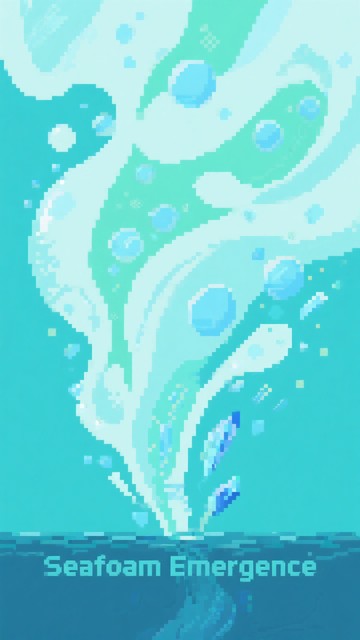 Free Seafoam Pixels Rising Image - Seafoam, Pixels, Aquamarine ...