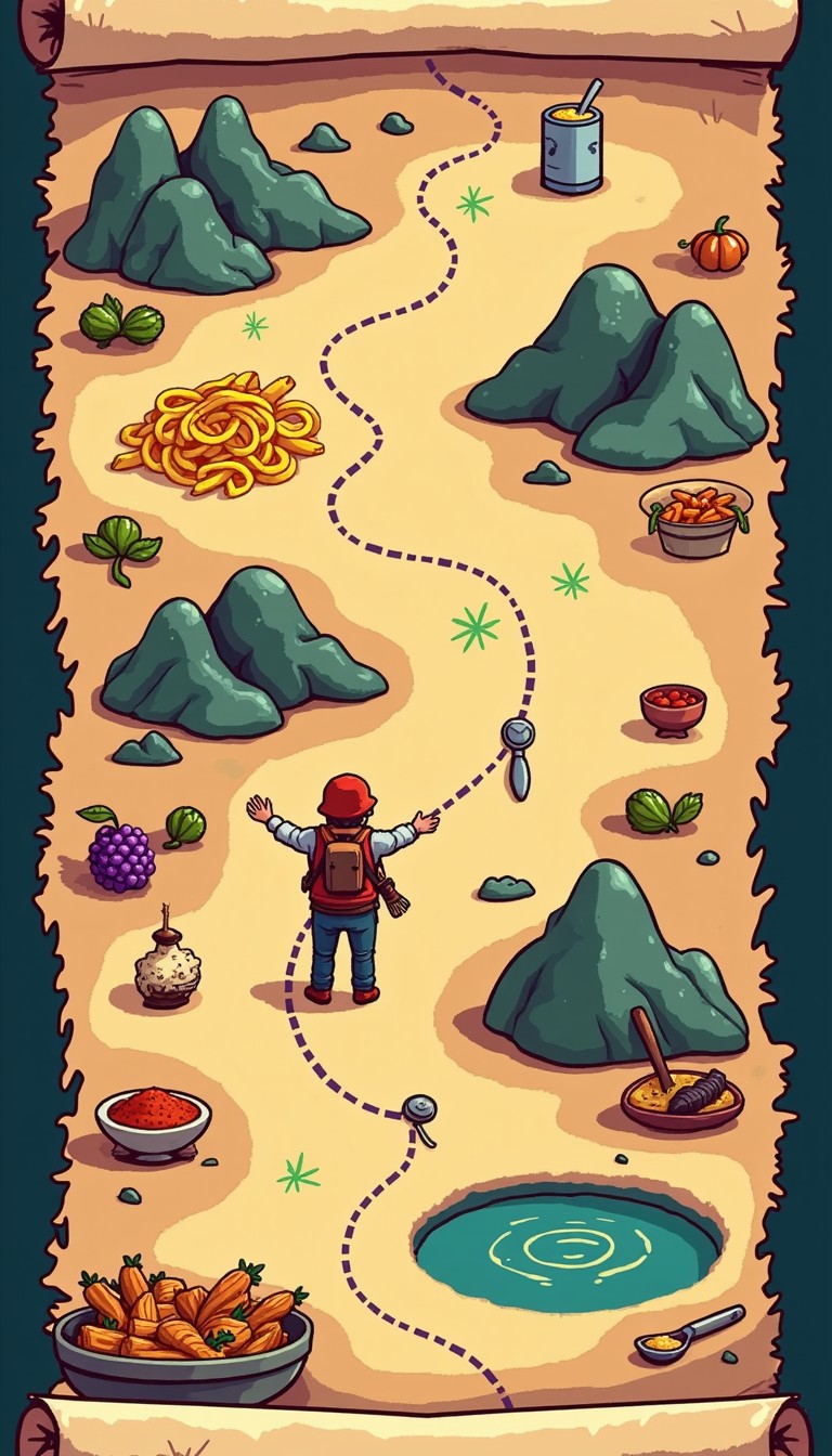 Free Culinary Quest Map Image - Pixelart, Adventure, Culinary ...