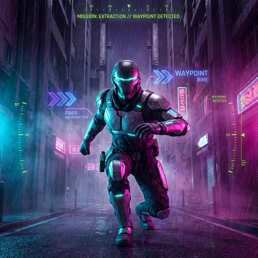 Free Neon Cyberpunk Warrior Image - Cyberpunk, Neon, Futuristic ...
