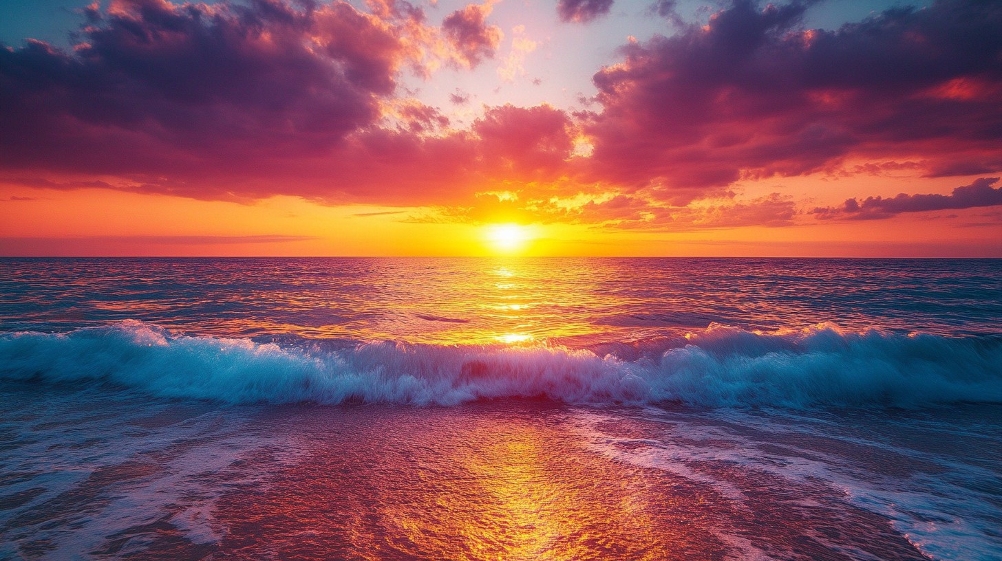 Free Sunset beach waves Image - Sunset, Beach, Ocean | Download at ...