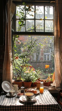 Free Cozy Morning Breakfast Image - Breakfast, Cozy, Window | Download ...