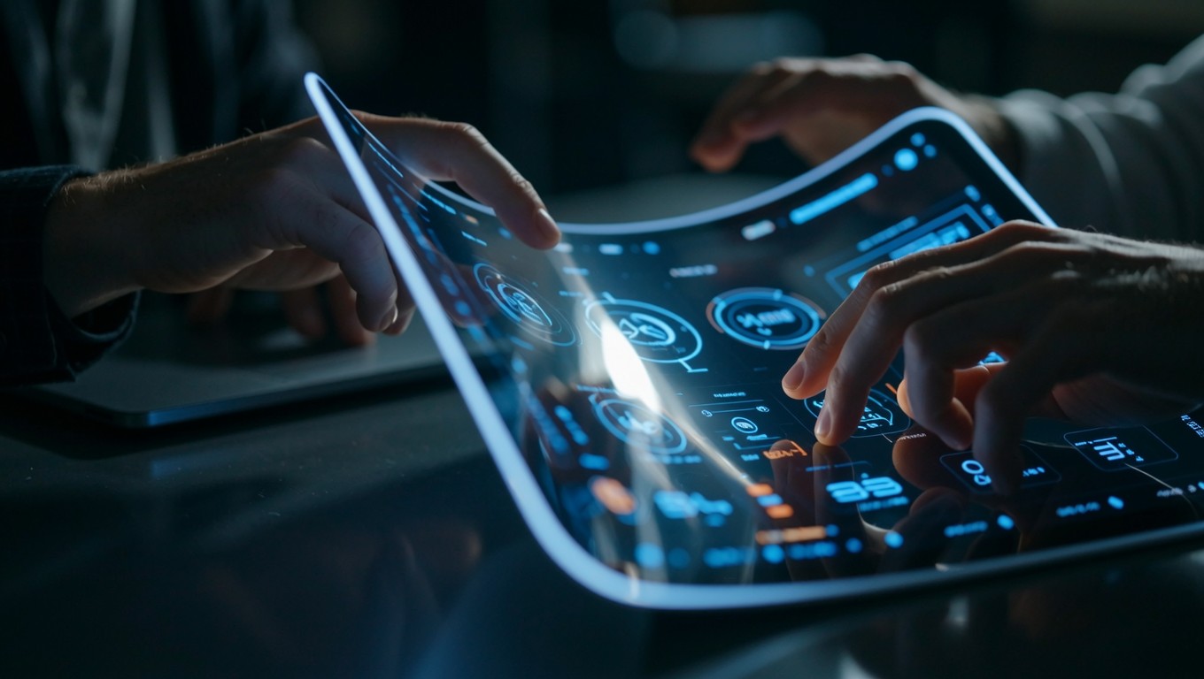 Free Future Touch Technology Image - Technology, Futuristic, Flexible ...