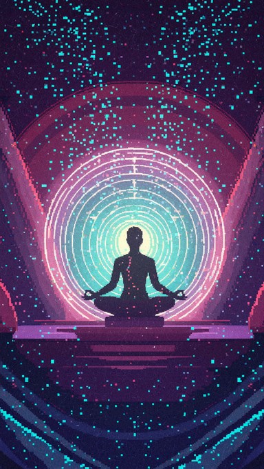 Meditator Radiating Light Free Inner Light Meditation Image - Meditation, Chakra, Spiritual ...