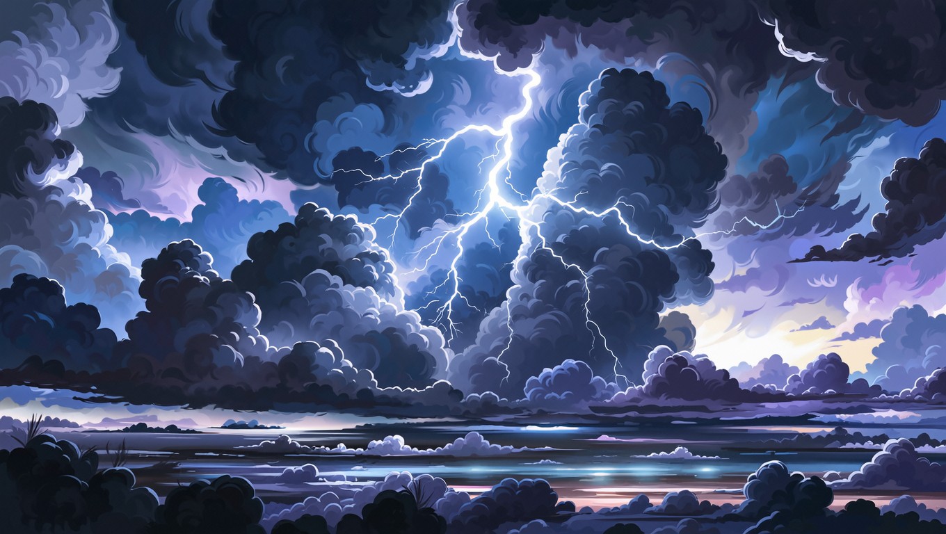 Free Electric Storm Anime Image - Storm, Lightning, Thunder | Download ...