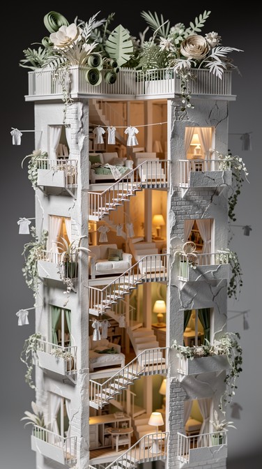 Free Architectural Paper Fusion Image - Paper, Sculpture, Architectural ...