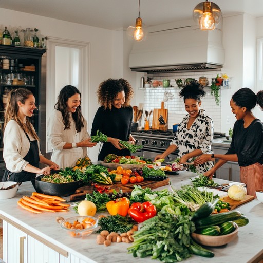 Free Friends Cooking Together Image - Cooking, Kitchen, Vegetables ...