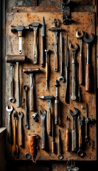 Free Vintage Tool Collection Image - Tools, Vintage, Workshop