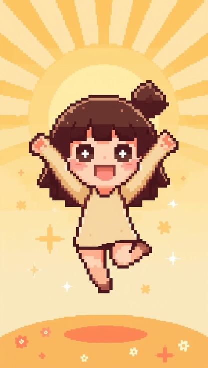 Free Jumping For Joy Image - Volleyball, Jumping, Pixel | Download at ...