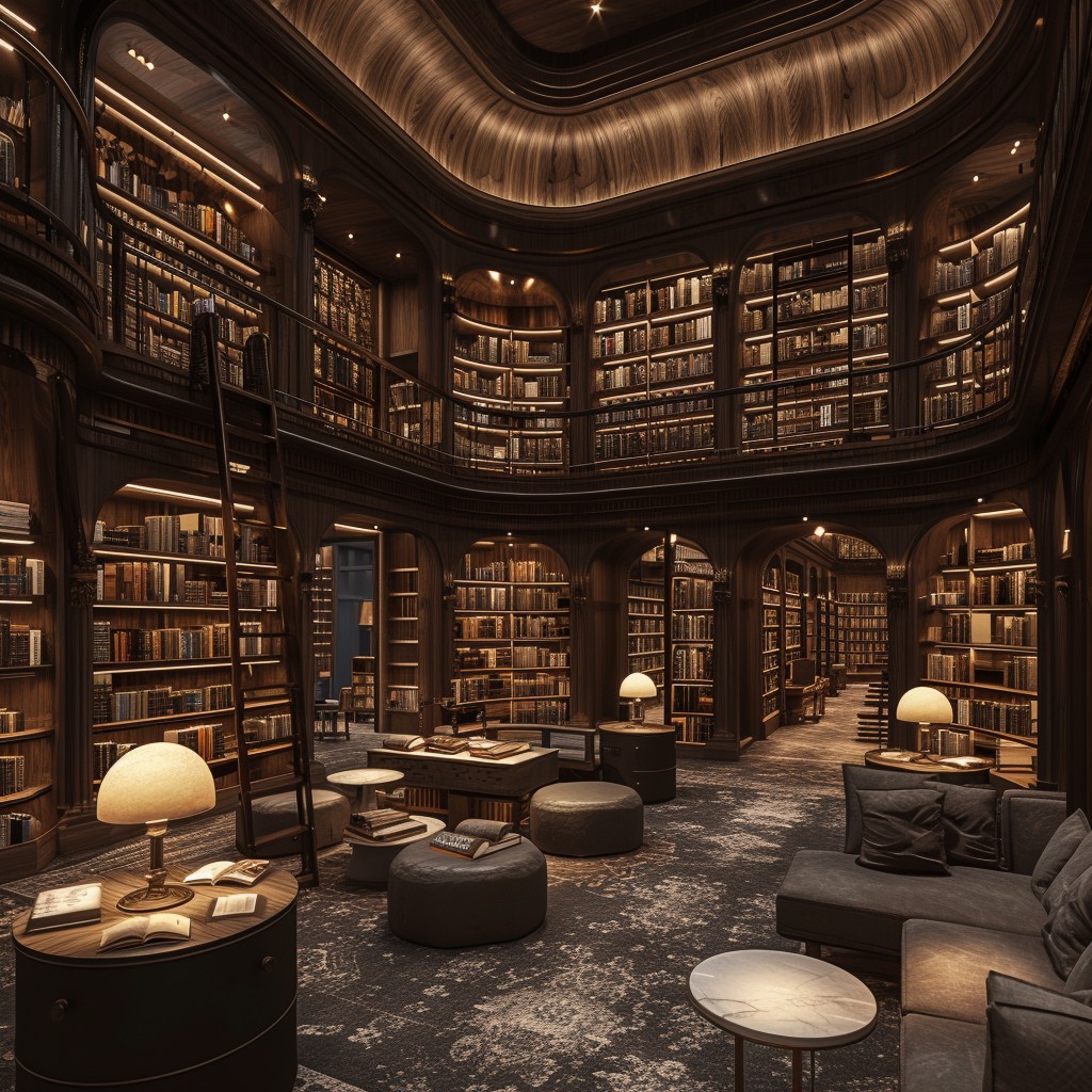 Free Elegant Library Interior Image - Library, Books, Elegant ...