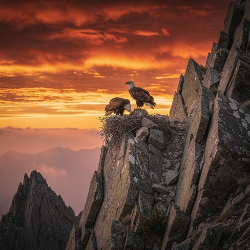 Wild Cliffs Free Eagles Sunset Cliff Image - Eagles, Sunset, Cliff | Download at ...
