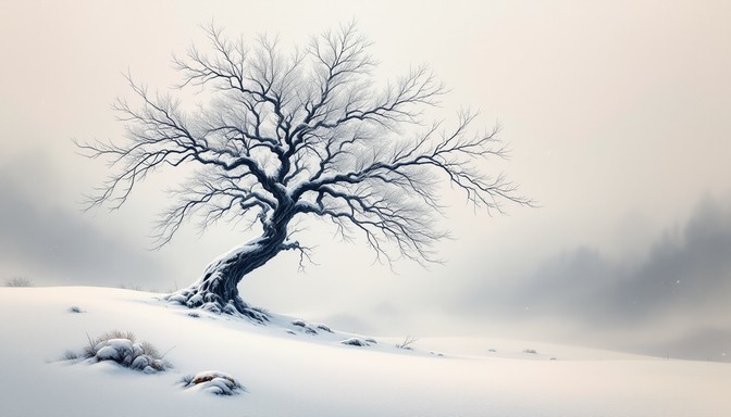Free Solitary Winter Tree Image - Winter, Tree, Snow | Download at ...