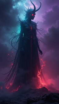 Free Infernal Cosmic Entity Image - Demonic, Silhouette, Horned ...