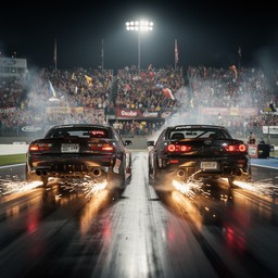 Free Fiery Drag Race Image - Racing, Cars, Sparks | Download at StockCake