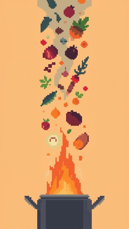 Pixel Cookware Free Magical Cooking Pot Image - Pixel, Cooking, Magical | Download at ...
