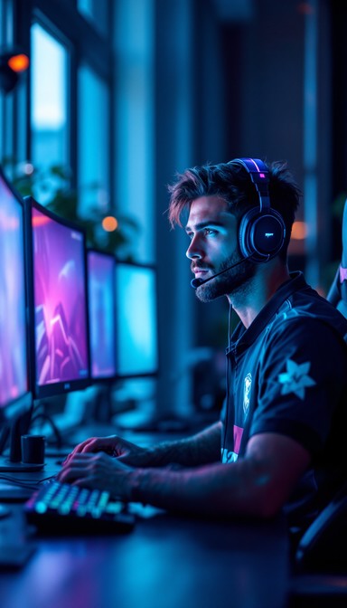 Pro Gamer Look Free Professional Gamer Focus Image - Esports, Gaming, Professional ...