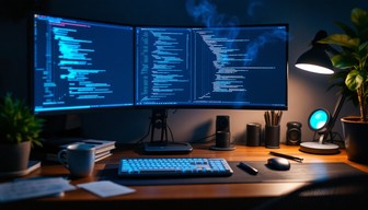 Free Programming Battle Station Image - Programming, Coding, Workspace ...