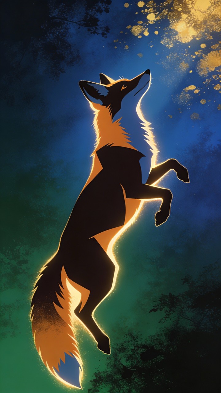 Fox Rising Hand Free Rising Fox Art Image - Fox, Vulpine, Wildlife | Download at StockCake