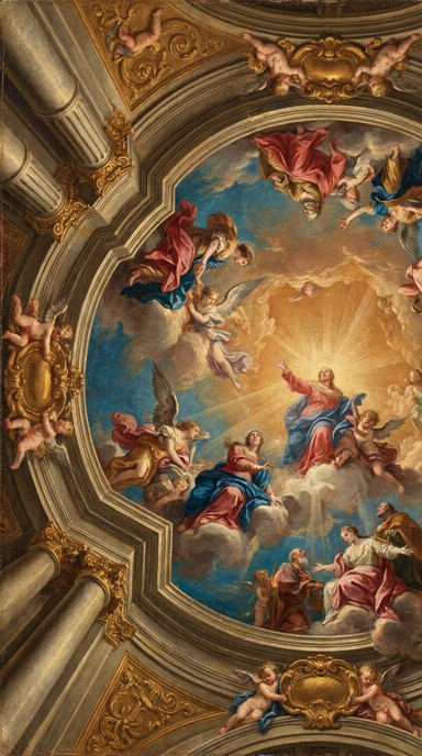 Free Angelic Ceiling Art Image - Art, Fresco, Ceiling | Download at ...