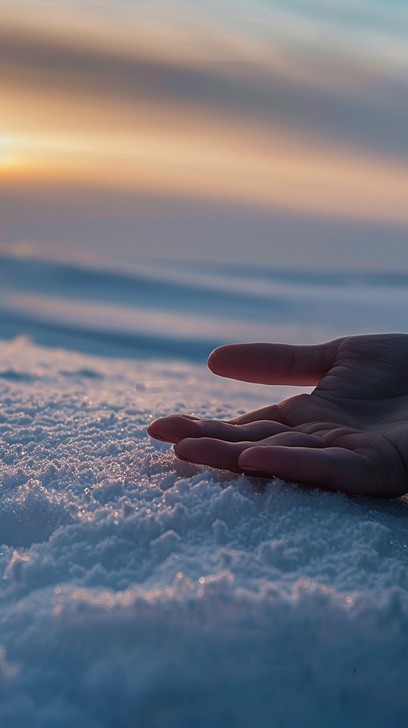 Free Touching Winter Snow Image - Winter, Snow, Sunset | Download at ...