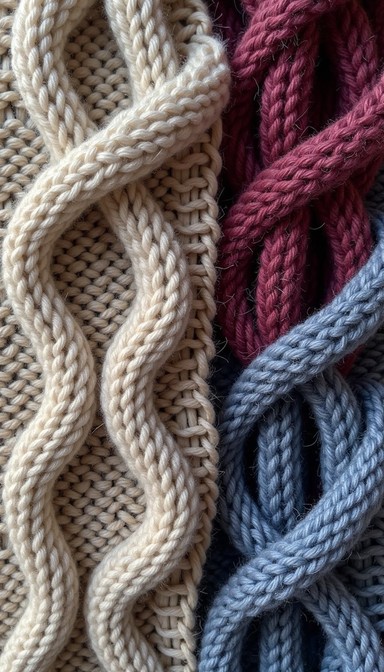 Cable Color Knit Free Colorful Cable Knits Image | Download at StockCake