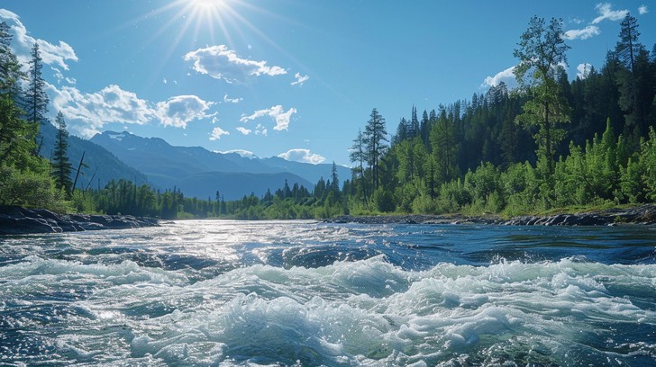 Free Rushing River Daylight Image - River, Nature, Forest | Download at ...