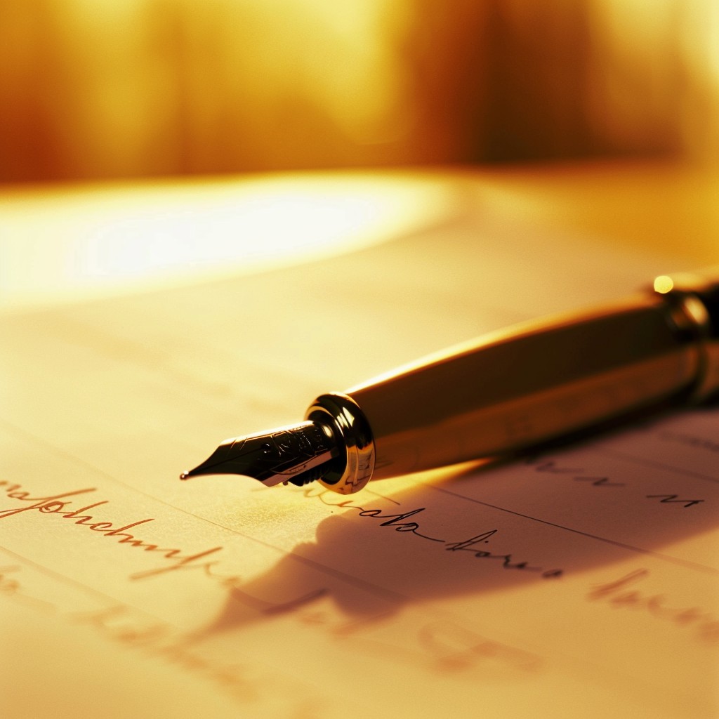 Free Writing Elegant Prose Image - Pen, Ink, Paper | Download at StockCake