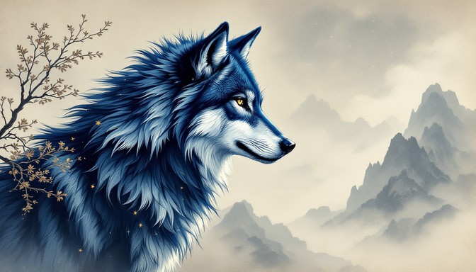 Free Abstract Blue Wolf Image - Wolf, Watercolor, Abstract | Download ...