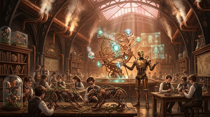Free Steampunk Classroom Dreams Image - Steampunk, Victorian, Classroom ...