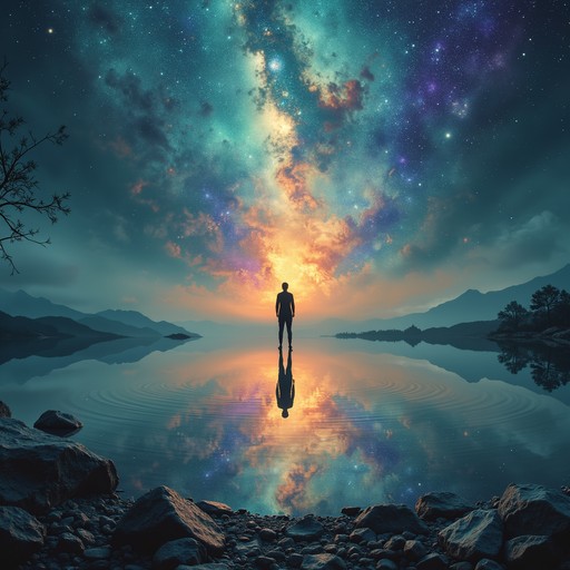 Free Cosmic Self Reflection Image - Cosmic, Reflection, Silhouette ...