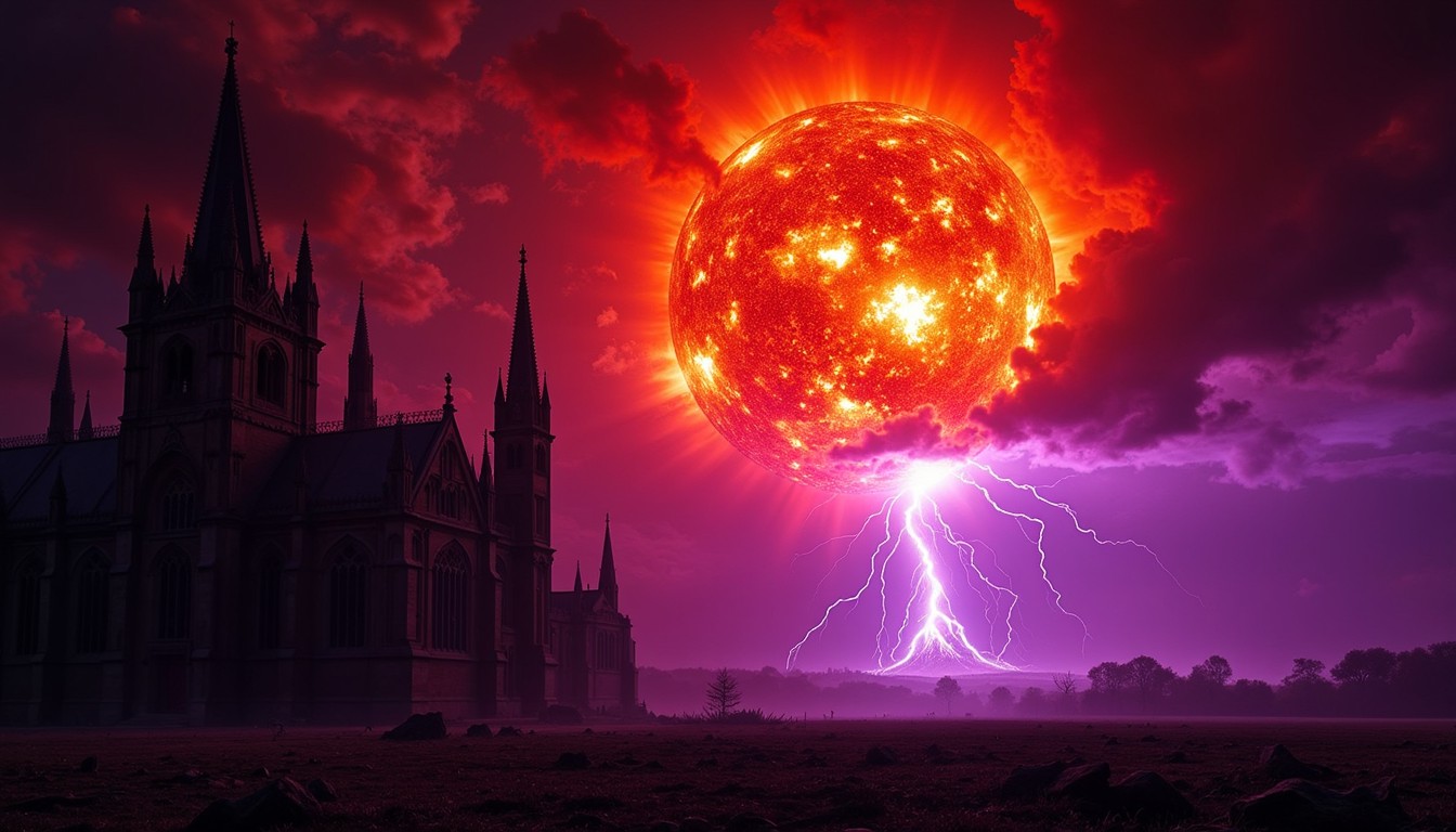 Free Apocalyptic Solar Cathedral Image - Solar, Eruption, Gothic ...