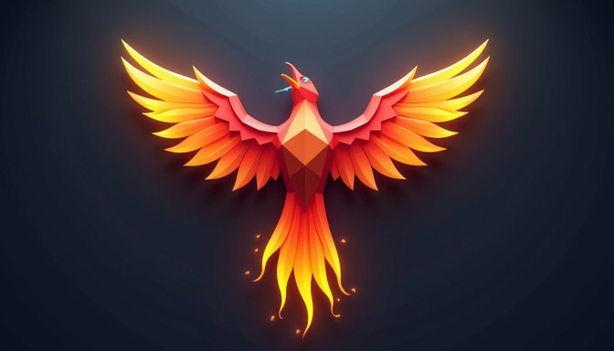 Free Fiery Phoenix Ascends Image - Phoenix, Firebird, 3d | Download at ...