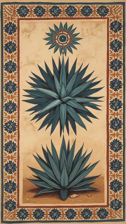 Free Sacred Agave Symmetry Image - Agave, Mesoamerican, Codex ...