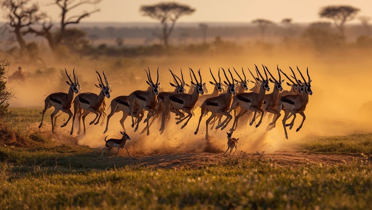Springboks Meaning Free Springboks Leap High Image - Springbok, Antelope, Wildlife ...