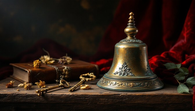 Free Antique Brass Bell Image - Bell, Brass, Bronze | Download at StockCake