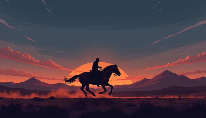 Free Twilight Pixel Gallop Image | Download at StockCake