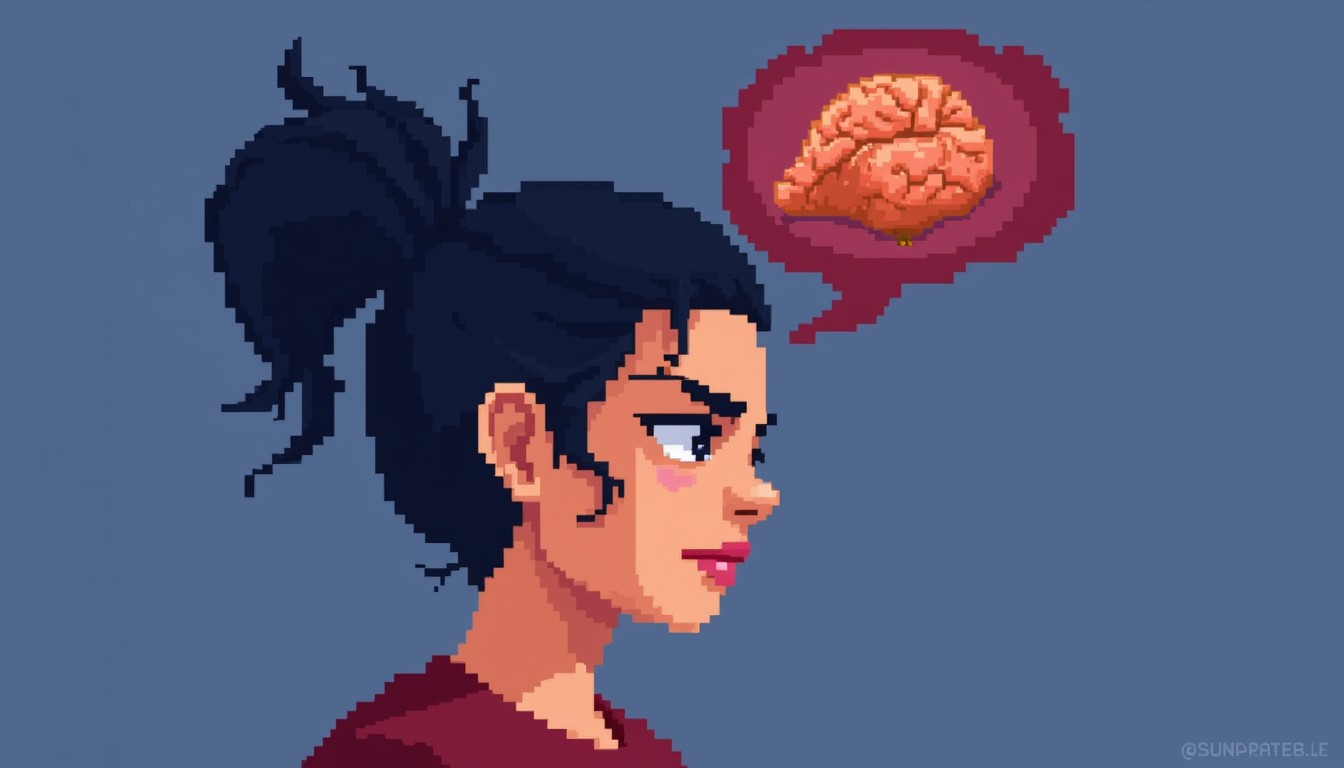 Free Mind Beyond Body Image - Pixelart, Brain, Thinking | Download at ...