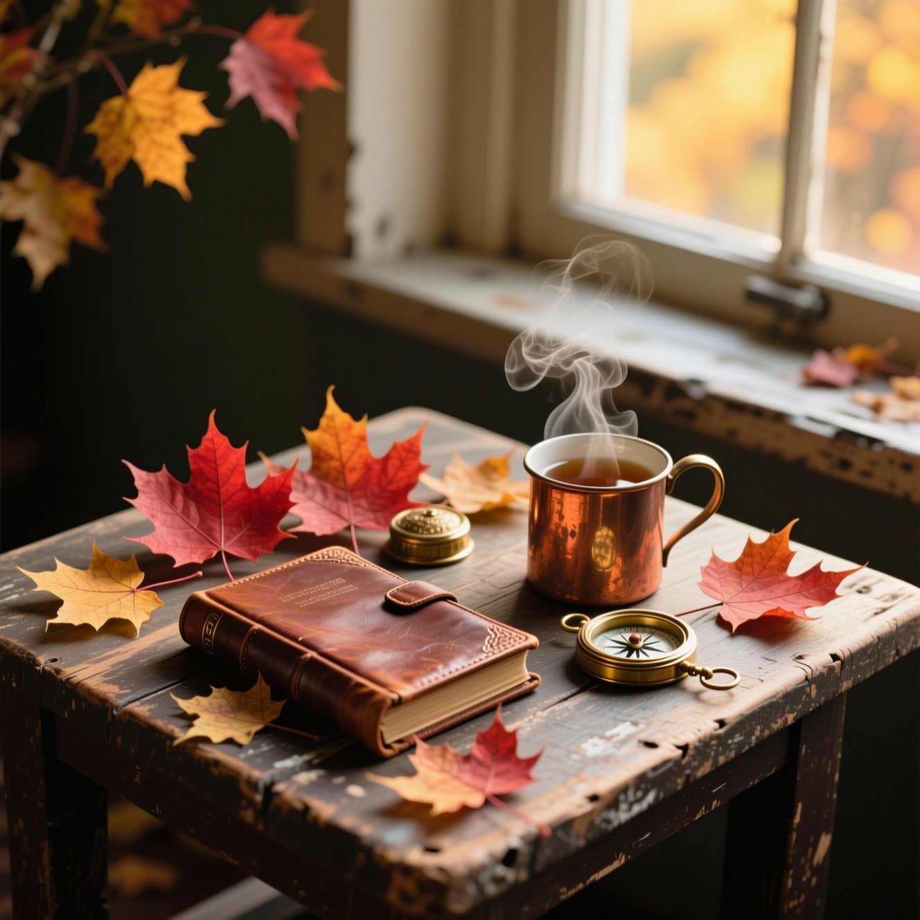 Fall Reminiscing Free Golden Nostalgic Moment Photo - Autumn, Fall, Vintage | Download ...