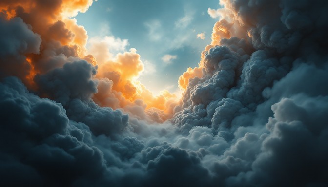 Free Storm Meets Light Image - Storm, Sunset, Clouds | Download at ...