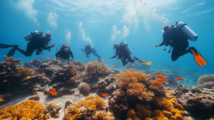Free Underwater Coral Scenery Image - Underwater, Coral, Divers ...