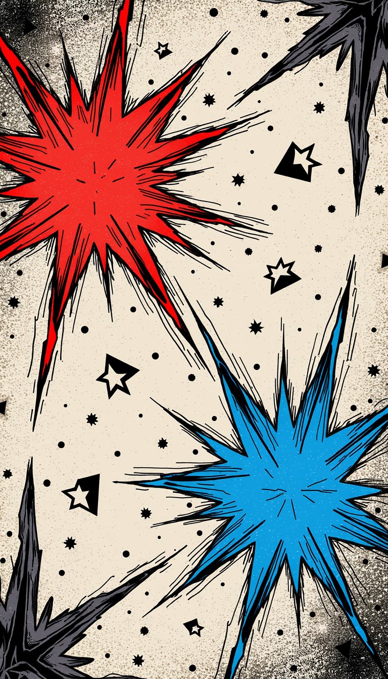 Free Explosive Comic Stars Image - Manga, Starburst, Comic | Download ...