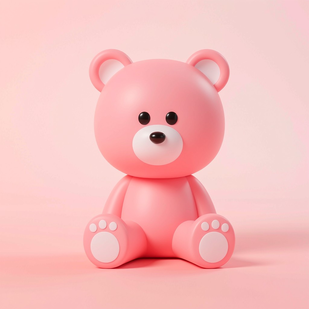 Free Pink Bear Toy Image - Bear, Pink, Toy | Download at StockCake