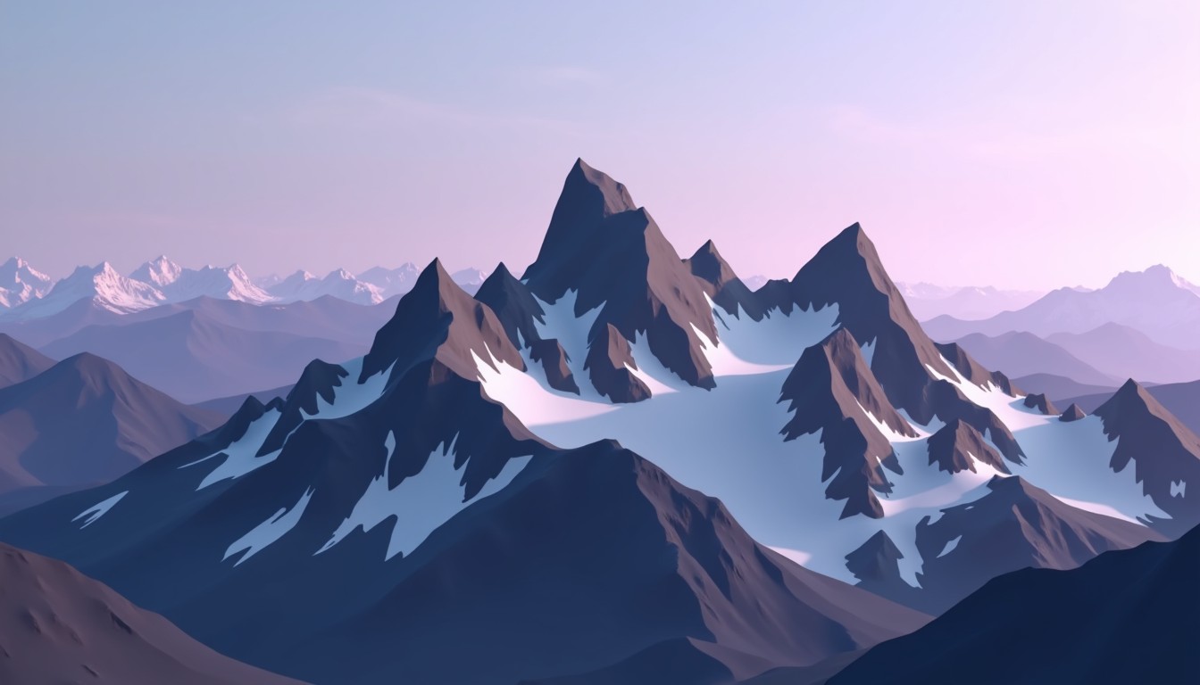 Free Minimalist Mountain Range Image - Mountains, Geometric, Peaks ...