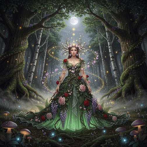 Free Enchanted Forest Queen Image - Enchanted, Forest, Woman | Download ...